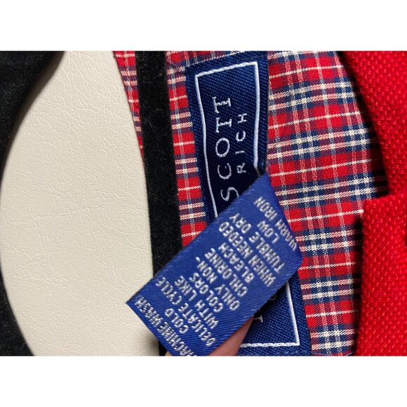 Karen Scott Red Golf Button Up Cardigan Medium Novelty Embroidered Long sleeve - Picture 10 of 16